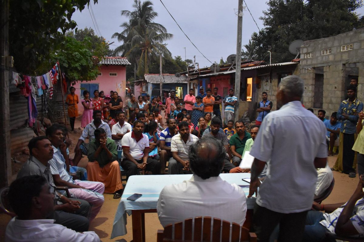 மக்களோடு மக்களாய் தமிழர் சமூக ஜனநாயக கட்சியினர்